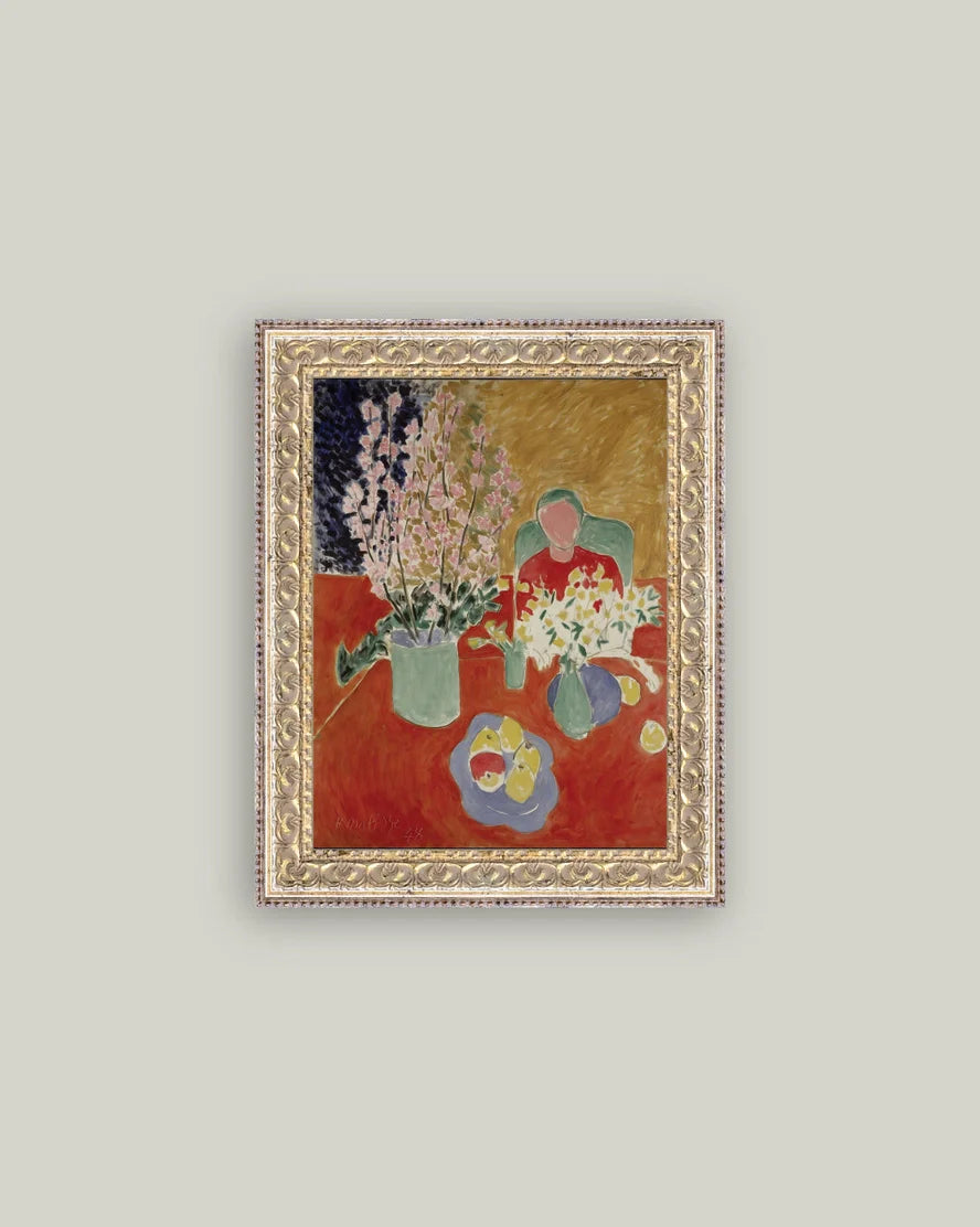 The Plum Blossoms Framed Antique Art