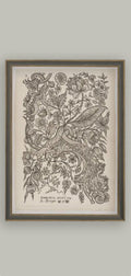 Paisley Sketch Antique Art